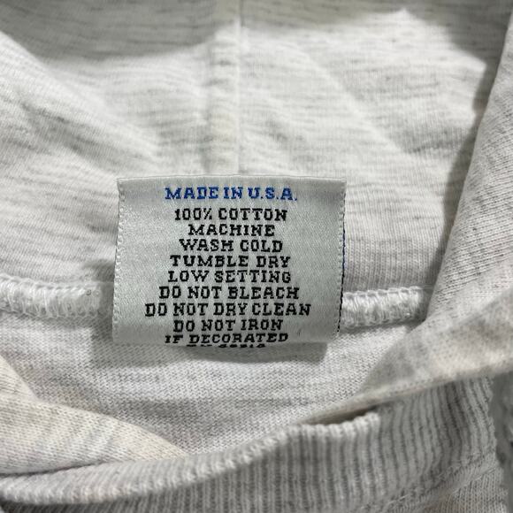 VTG 90s UAF University of Alaska Long Sleeve T-Shirt Hoodie, Size XL Made in USA - Picture 4 of 7